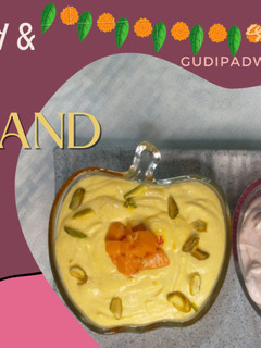A picture of Mango Shrikhand & Strawberry Shrikhand.