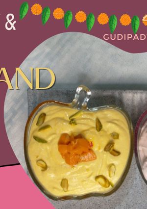 A picture of Mango Shrikhand & Strawberry Shrikhand.