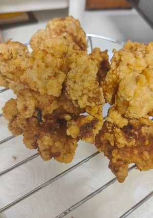 รูปของ ไก่ทอดคาราอาเกะแบบกรอบนอกนุ่มใน สูตรเด็กทานได้