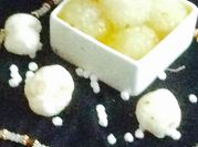 A picture of sabudana atta