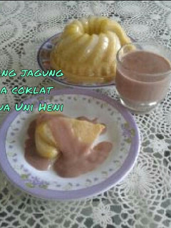 Foto resep Puding jagung vla coklat🌽
