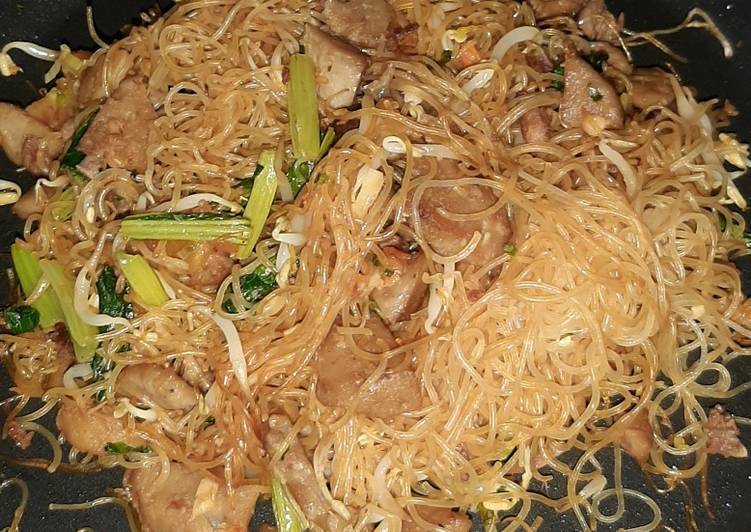 Resep Bihun Goreng Bakso Lezat