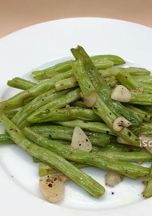 蒜香四季豆 的食譜成品照片