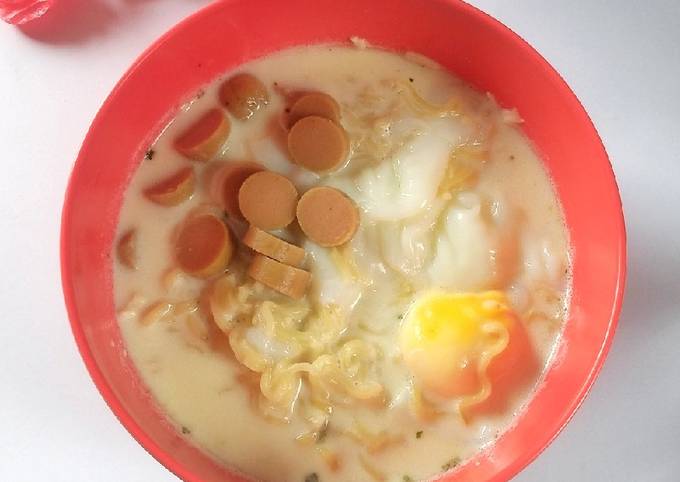 Yuk intip, Resep buat Indomie Kuah Susu  sempurna