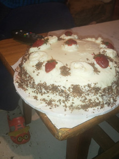 A picture of Black Forest Cake.
