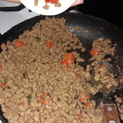 Relleno para empanada de soja texturizada Receta de Jojoma- Cookpad