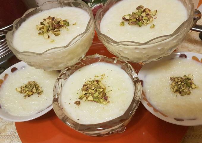 طريقة تحضير رز بحليب