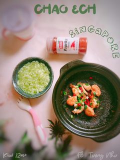 Hình của món Cháo Ếch Singapore.