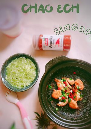Hình của món Cháo Ếch Singapore.