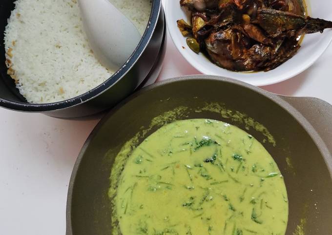 Recipe: Perfect SET NASI + PEGAGA MASAK LEMAK + IKAN KICAP LIMAU