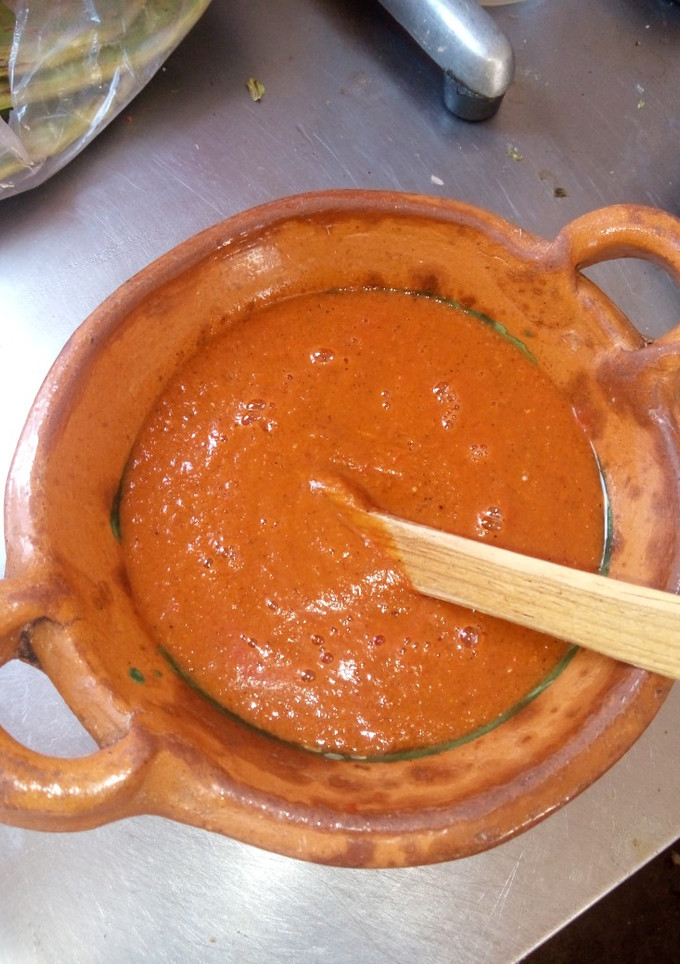 Una foto de Salsa asada roja