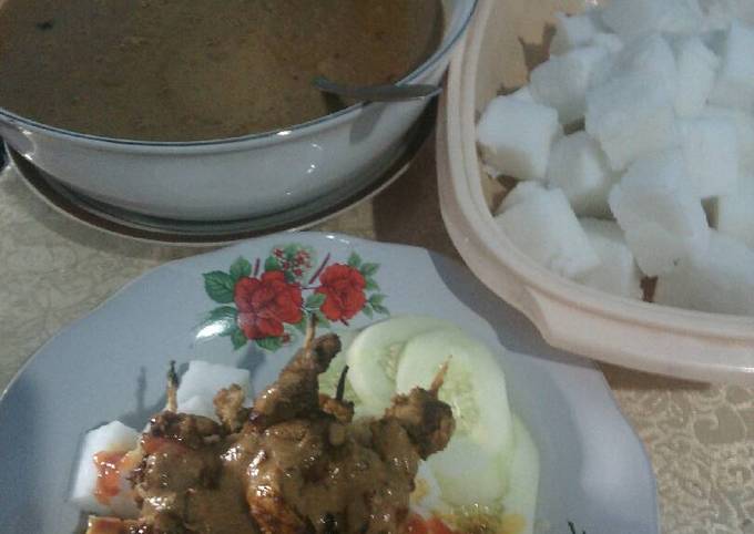 Anti Ribet, Bikin Sate daging kuah kacang pedas Bahan Sederhana