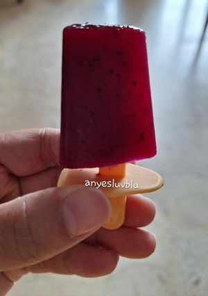 Foto resep 354. Es Krim Buah Naga Mini