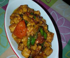 Resep Mudah Tempe kecap cabe ijo Lezat Mantap Resep Mudah Tempe kecap cabe ijo Lezat Mantap
