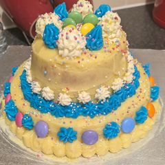 A picture of Chocobo cake 🍰.