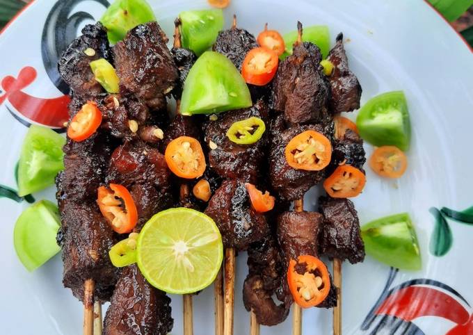 Resep: Sate Daging Sapi 🍢🐄 Yang Enak