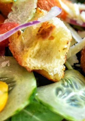 রুটি কিটো সালাদ। (Bread Keto Salad Recipe In Bengali) রেসিপির প্রধান ছবি