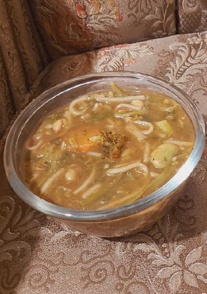 عکسی از دستور آش رشته ترش گرگانی