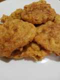 Frituras con picadillo de pescado
