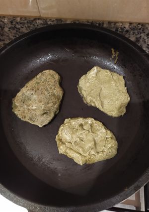 Una foto de Tortitas de espinacas o acelgas sin gluten