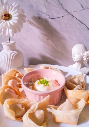 Foto resep Crispy Fried Wonton - Wonton Goreng Isi Nasi Kemarin – No Waste Snack