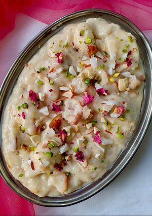 A picture of Biri gaintha kheer.
