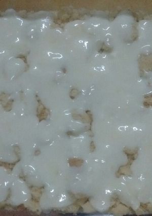 Una foto de Postre frío de galletitas y crema de limón