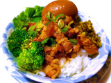 Minced pork rice (lo-bah-png)