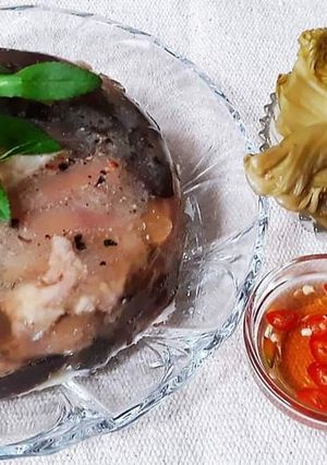Hình của món THỊT nấu đông.