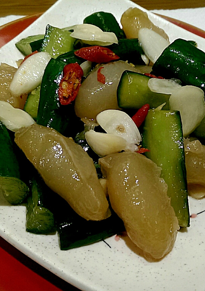 夏日爽口涼拌料理Patr5~ 涼拌蒟蒻小黃瓜 的食譜成品照片