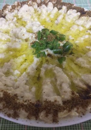 صورة لوصفة متبل الباذنجان بالطحينة