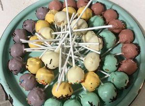 Una foto de Cake pops🍡❤️