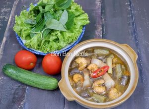 Hình của món Mắm Linh Kho Tôm Thịt.