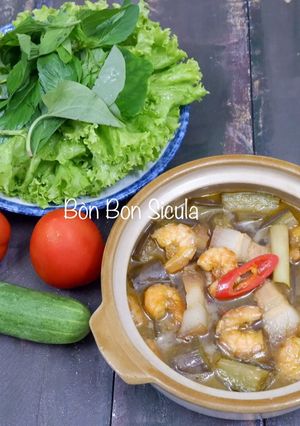 Hình của món Mắm Linh Kho Tôm Thịt.