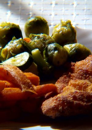 Rántott szelet édesburgonyával (mer' vasárnap van azé') recept fotója