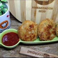 A picture of Chinese Cheese Cutlets.
