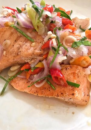Foto resep Salmon Sambal Matah