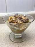 Helado de manjar con chips de chocolate