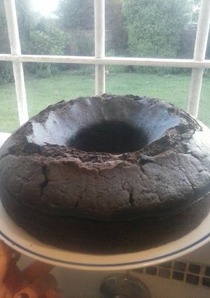 Una foto de Bizcochuelo de chocolate (apto para veganos)