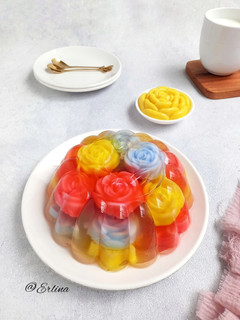 Foto resep Puding Bunga