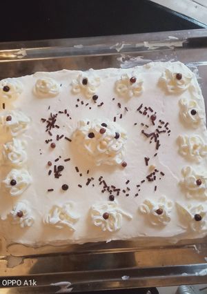 A picture of Best snowy Christmas cake.