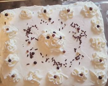 Easy Making Recipe Best snowy Christmas cake Delicious Nutritious