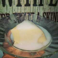 Puding vanilla green coffee with vla santan রেসিপির প্রধান ছবি