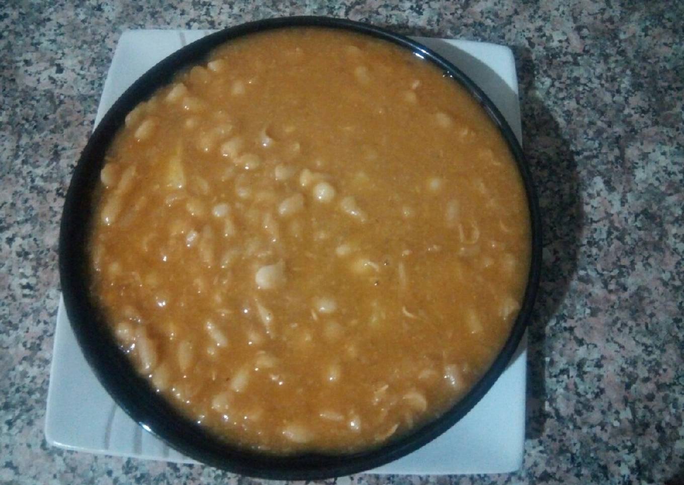 Soupe des haricots blanc