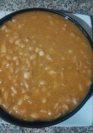 Une photo de Soupe des haricots blanc