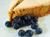 Tarta de calabaza con frosting de anacardos