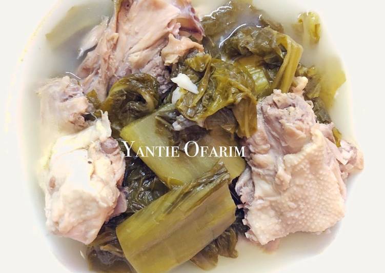 Resep Bakut Ayam Kampung / Sup Ayam Kampung Sayur Asin oleh Yantie Ofarim - Cookpad