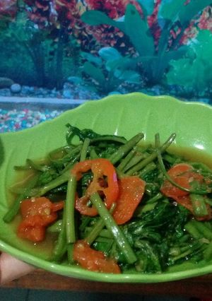 Foto resep Tumis kangkung pedas