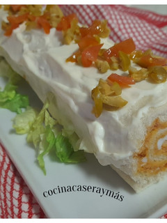 Una foto de Brazo gitano de pan de molde