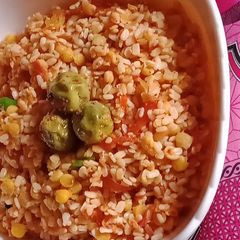 A picture of Mazedar mash or channe ki fry daal.